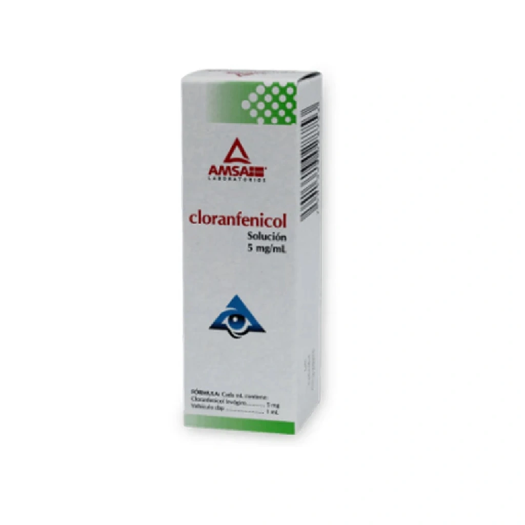 CLORANFENICOL AMSA Sol. Oft. 5mg c/15 ml