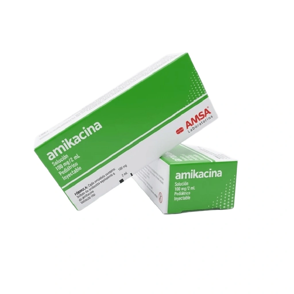 AMIKACINA AMSA Iny. 100 mg/2 ml C/2