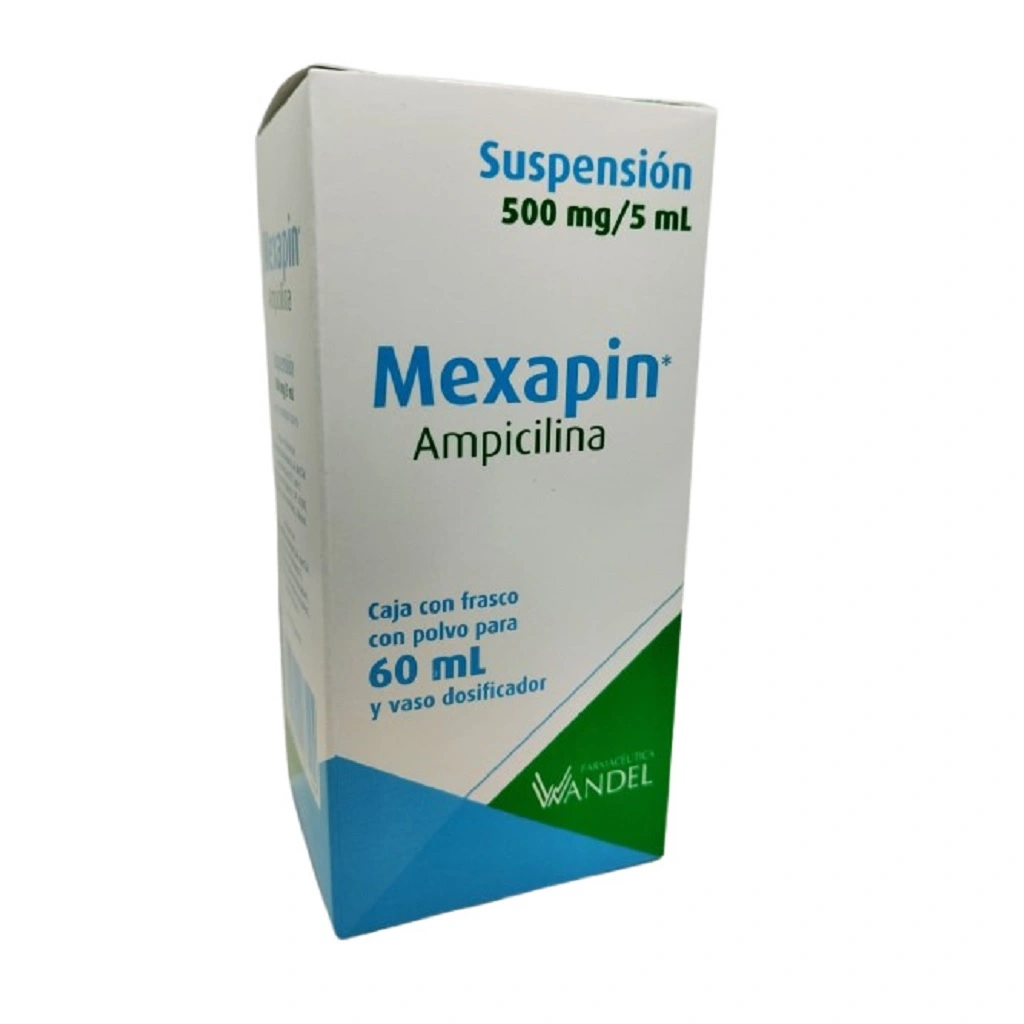 MEXAPIN Susp. 500 mg/5 ml C/Fco.