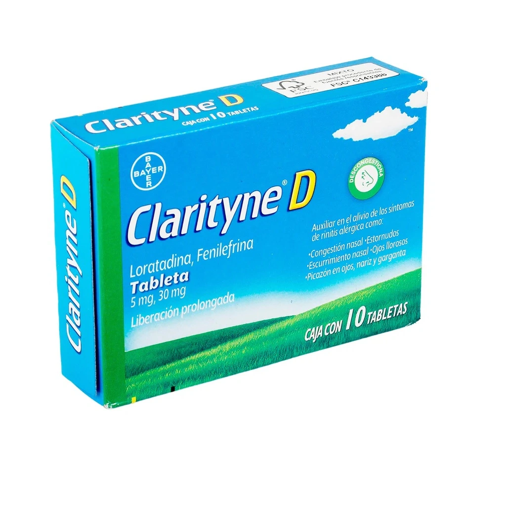 CLARITYNE D Tab. 5/30 mg c/10