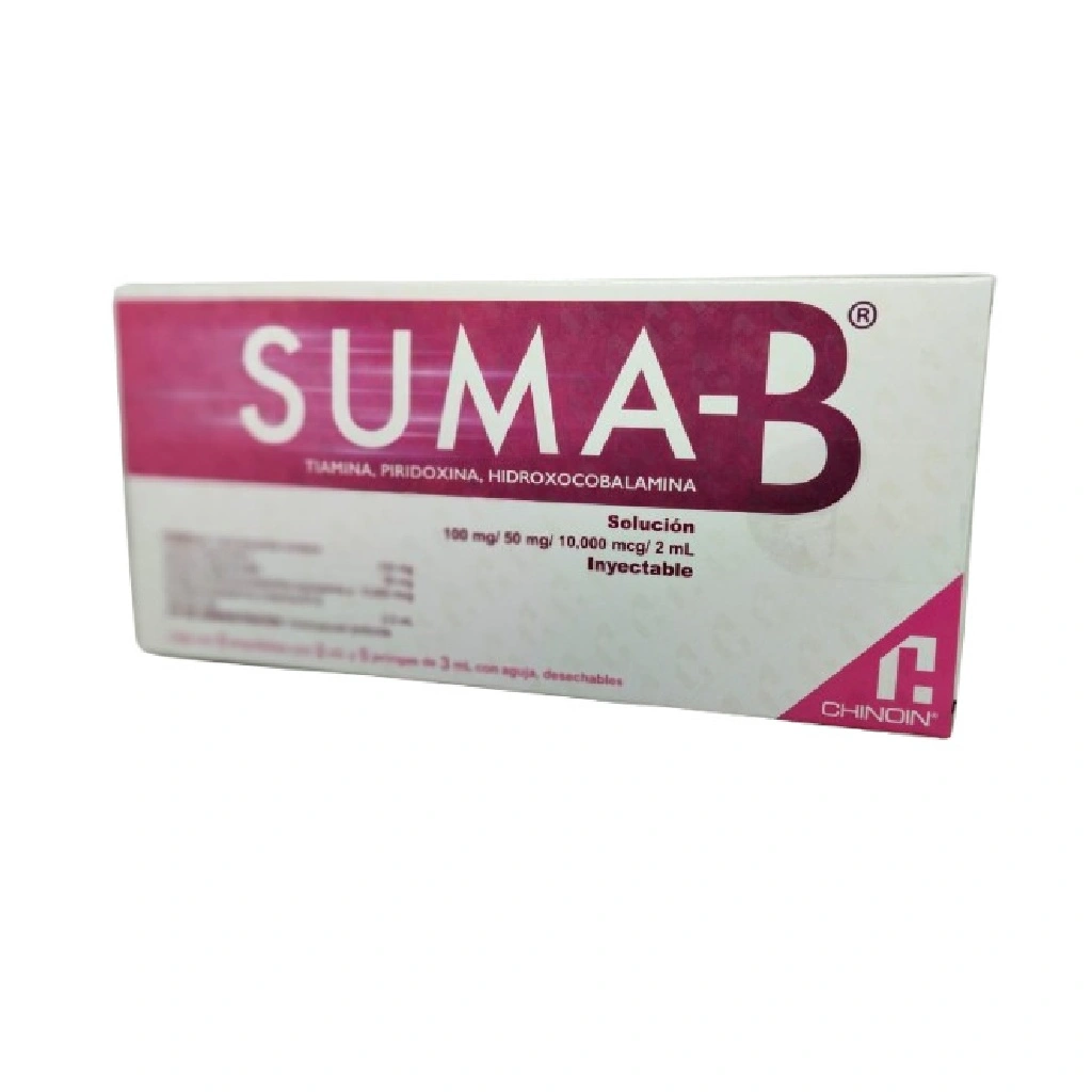 SUMA B Sol. Iny. c/5 amp 2 ml
