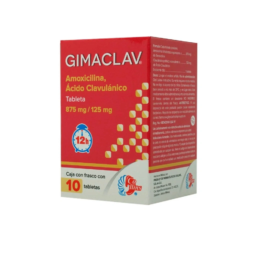 GIMACLAV 12H Tab. 875/125mg c/10