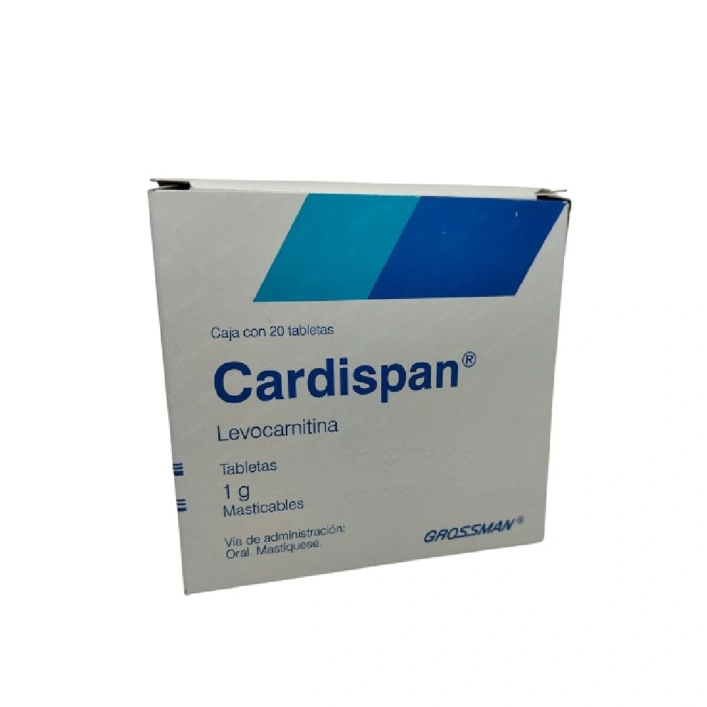 CARDISPAN Tab. Mastic. 1 g c/20