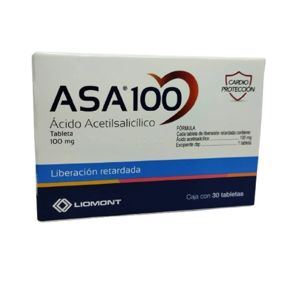 ASA 100 Tab. LP 100 MG. Caja C/30
