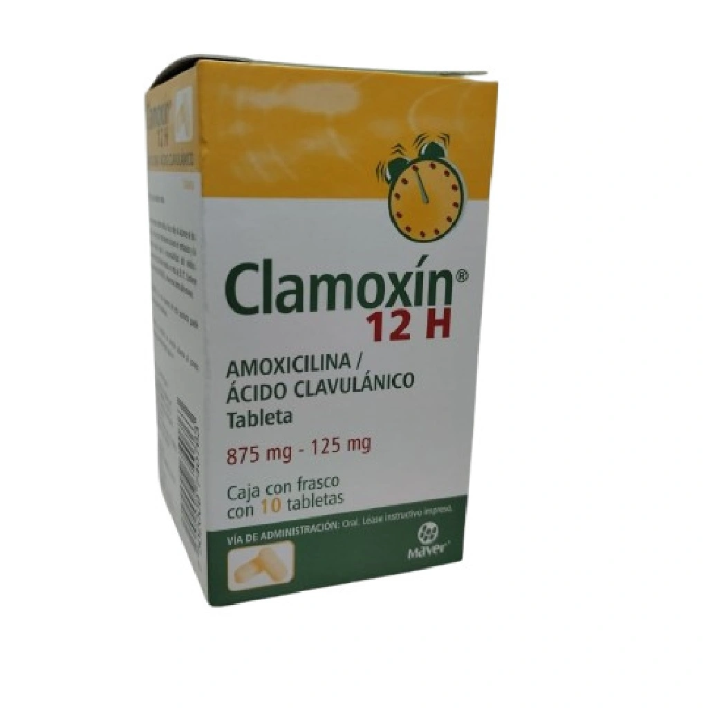 CLAMOXIN 12H Tab. 875/125mg Fco c/10