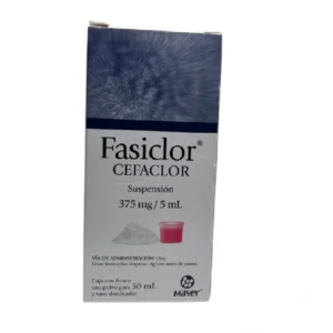 FASICLOR Susp. 375 mg c/ Fco. pvo
