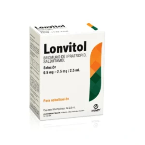 LONVITOL Sol. P/NEBU 0.5/2.5mg c/10 Amp.