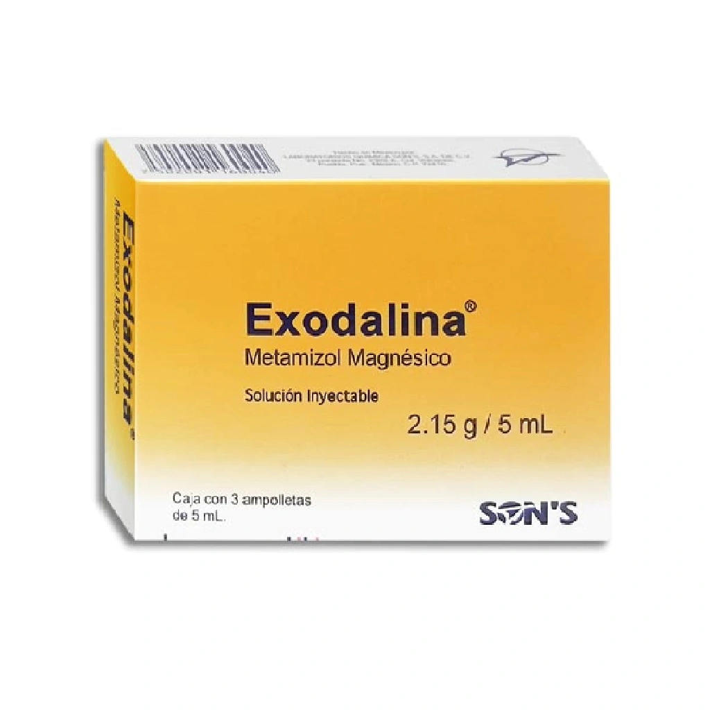 EXODALINA Sol. Iny. 5ml c/3 Amp