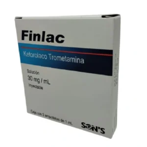 FINLAC Amps. 30 mg con 3