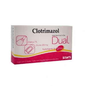 CLOTRIMAZOL-V DUAL QSON 3 Ov 200mg y Cma
