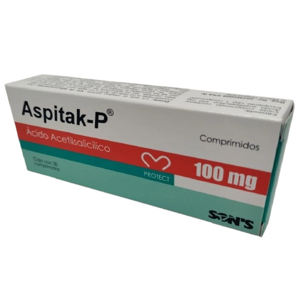 ASPITAK-P Comprimidos 100 mg c/30