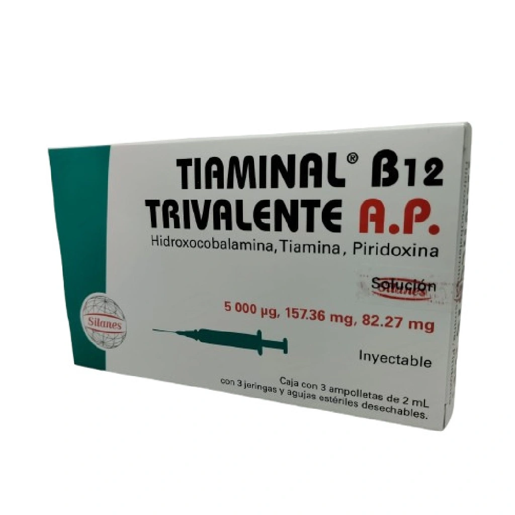 TIAMINAL B12 Trivalente AP Iny. c/3 c