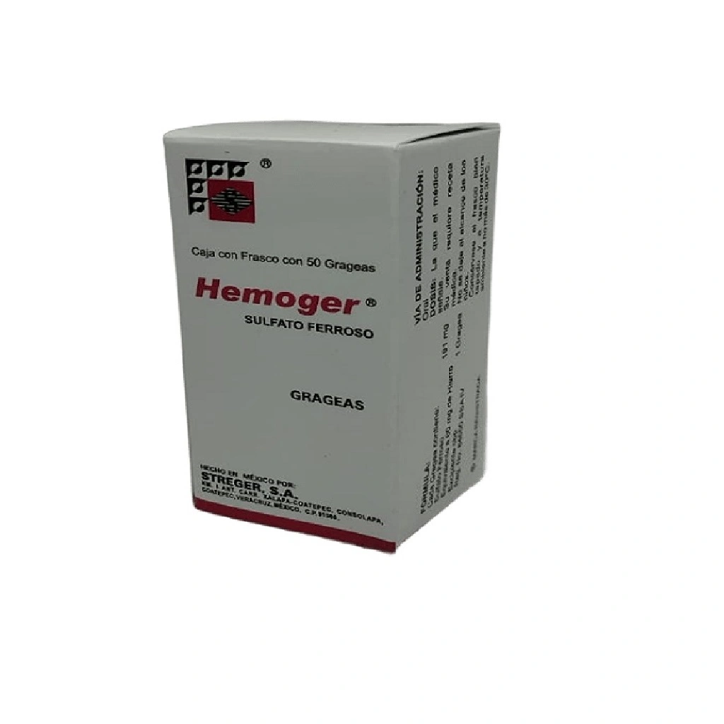 HEMOGER (Sulfat Ferr) Grag300mg Cap.C/50