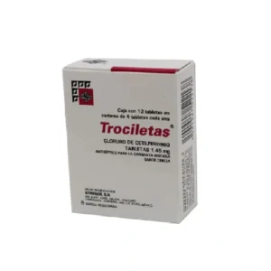 TROCILETAS CEREZA Tab. 1.45 mg c/12